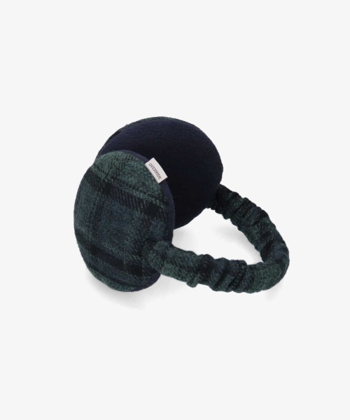 OVERRIDE（オーバーライド）の「OVERRIDE  COTTON TWEED EARMUFF 2WAY（イヤーマフ・メンズ・ベージュ/ネイビー/ブラック・FREE）」の3枚目の写真