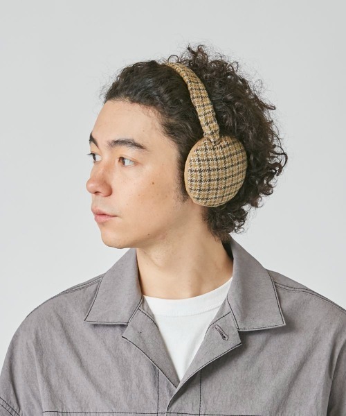 OVERRIDE（オーバーライド）の「OVERRIDE  COTTON TWEED EARMUFF 2WAY（イヤーマフ・メンズ・ベージュ/ネイビー/ブラック・FREE）」の11枚目の写真