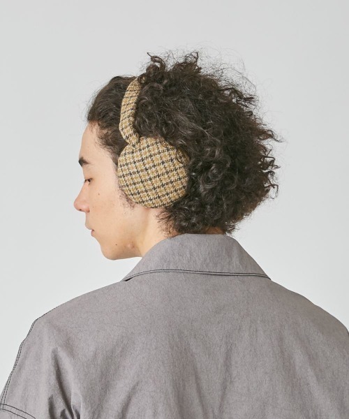 OVERRIDE（オーバーライド）の「OVERRIDE  COTTON TWEED EARMUFF 2WAY（イヤーマフ・メンズ・ベージュ/ネイビー/ブラック・FREE）」の12枚目の写真