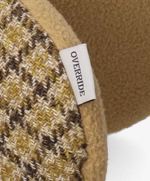 OVERRIDE（オーバーライド）の「OVERRIDE  COTTON TWEED EARMUFF 2WAY（イヤーマフ・メンズ・ベージュ/ネイビー/ブラック・FREE）」の17枚目の写真