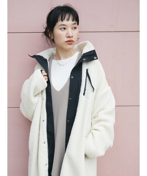 CRAFT STANDARD BOUTIQUE（クラフトスタンダードブティック）の「Vネックニットベスト+ロンTee　＊◆（ベスト・レディース・ブラック/パープル/ブラウン/グレイッシュベージュ・M/L）」の13枚目の写真