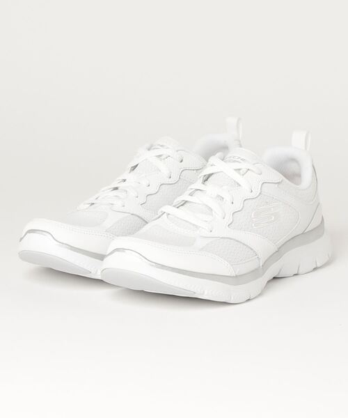 SKECHERS(スケッチャーズ)の「SKECHERS FLEX APPEAL 4.0-ACTIVE FLOW / スケッチャーズ フレックス アピール 4.0-アクティブ フロー【幅広 ワイドタイプ 】(スニーカー・レディース・ホワイト・22.5cm/23cm/23.5cm/24cm/24.5cm/25cm)」の8枚目の写真