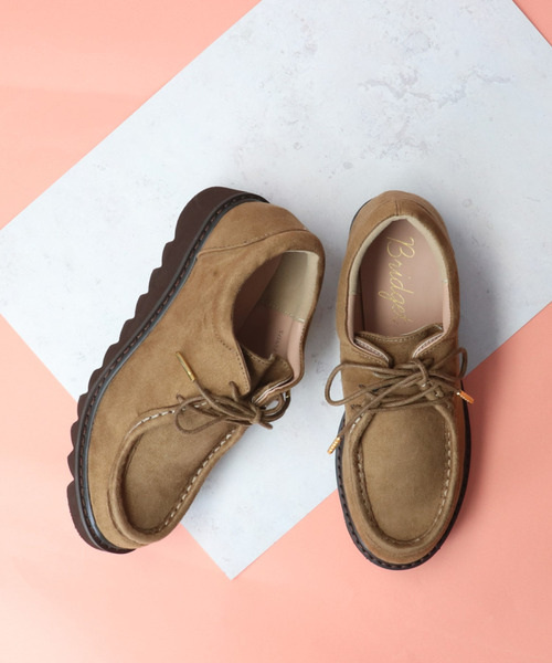 Bridget Birkin（ブリジットバーキン）の「【Bridget Birkin】チロリアンシューズ(521652)（モカシン/デッキシューズ・レディース・キャメル/グレー/ブラック/ベージュ・24/23/23.5/24.5/22.5）」の7枚目の写真