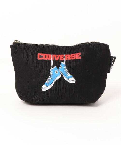 CONVERSE（コンバース）の「CONVERSE / CANVAS HANGING SHOES LOGO PRINT POUCH / 70075000（エコバッグ/サブバッグ・レディース・ブラック/ベージュ/オフホワイト・ONESIZE）」の7枚目の写真