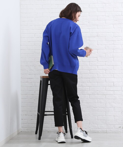 SHOO・LA・RUE（シューラルー）の「◆リングドット釦がアクセント！スポンディッシュ カーディガン（カーディガン/ボレロ・レディース・ブラック/グリーン/マスタード/ナチュラル/ブラウン系その他/ブルー/ピンク系その他/モスグリーン・00）」の13枚目の写真