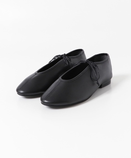 SENSE OF PLACE by URBAN RESEARCH(センスオブプレイスバイアーバンリサーチ)の「バレエシューズ(バレエシューズ・レディース・ブラック/アイボリー・SMALL/MEDIUM/LARGE)」の5枚目の写真