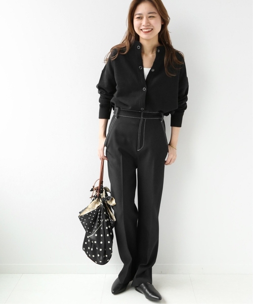 JOURNAL STANDARD relume(ジャーナルスタンダード レリューム)の「《追加2》製品染めスウェットカーディガン(カーディガン/ボレロ・レディース・ブラック/ブラウン/レッド・FREE)」の13枚目の写真