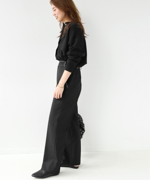 JOURNAL STANDARD relume(ジャーナルスタンダード レリューム)の「《追加2》製品染めスウェットカーディガン(カーディガン/ボレロ・レディース・ブラック/ブラウン/レッド・FREE)」の15枚目の写真