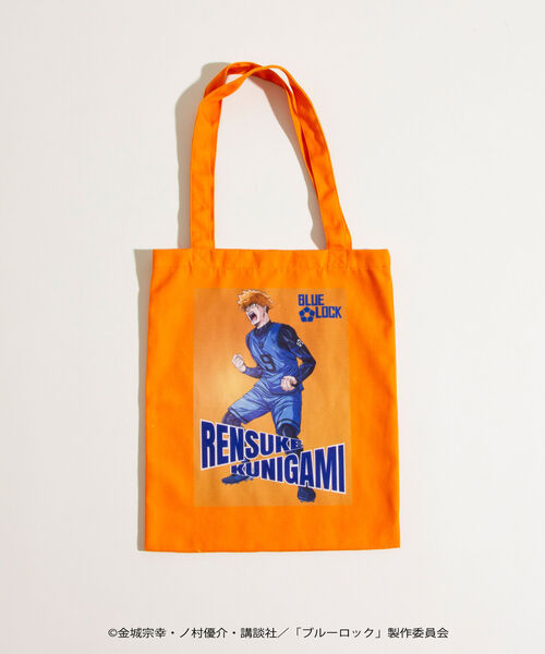 GLOSTER（グロスター）の「【BLUELOCK/ブルーロック】トートバッグ（トートバッグ・メンズ・ピンク/イエロー/オレンジ/ライトグリーン・FREE）」の5枚目の写真
