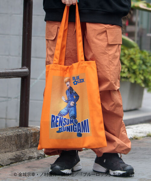 GLOSTER（グロスター）の「【BLUELOCK/ブルーロック】トートバッグ（トートバッグ・メンズ・ピンク/イエロー/オレンジ/ライトグリーン・FREE）」の8枚目の写真