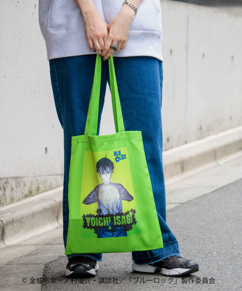 GLOSTER（グロスター）の「【BLUELOCK/ブルーロック】トートバッグ（トートバッグ・メンズ・ピンク/イエロー/オレンジ/ライトグリーン・FREE）」の17枚目の写真