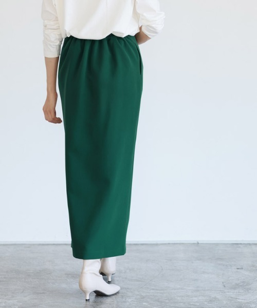Pierrot(ピエロ)の「2wayスリットスカート ロング丈(スカート・レディース・ブラック/アイボリー/グリーン系その他・M/L)」の13枚目の写真