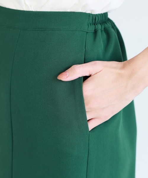 Pierrot(ピエロ)の「2wayスリットスカート ロング丈(スカート・レディース・ブラック/アイボリー/グリーン系その他・M/L)」の14枚目の写真