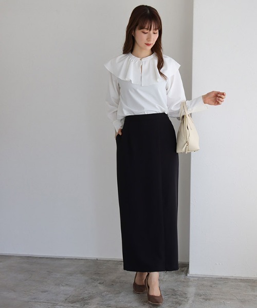 DEUXIEME CLASSE - ella  即完売   ロング スリット ブラウス  新型 DEUXIEME CLASSE - ella 即完売 ロング スリット ブラウス 新型