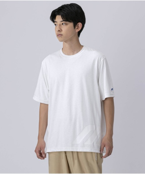 MIZUNO SPORTS STYLE（ミズノスポーツスタイル）の「ルーズフィットＴシャツ［ユニセックス］（Tシャツ/カットソー・メンズ・ブラック/グレー/オフホワイト・S/M/L/XL）」の2枚目の写真