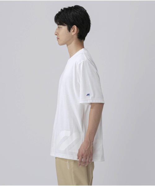 MIZUNO SPORTS STYLE（ミズノスポーツスタイル）の「ルーズフィットＴシャツ［ユニセックス］（Tシャツ/カットソー・メンズ・ブラック/グレー/オフホワイト・S/M/L/XL）」の7枚目の写真