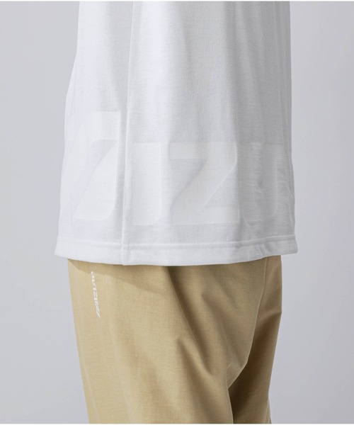 MIZUNO SPORTS STYLE（ミズノスポーツスタイル）の「ルーズフィットＴシャツ［ユニセックス］（Tシャツ/カットソー・メンズ・ブラック/グレー/オフホワイト・S/M/L/XL）」の4枚目の写真