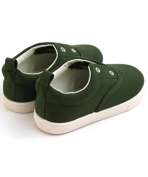 Ampersand（アンパサンド）の「撥水キャンバススニーカートドラー（スニーカー・キッズ・ライトグレー/ブラック/ベージュ/レッド/カーキ・22/20/18/17/19/21/16）」の11枚目の写真