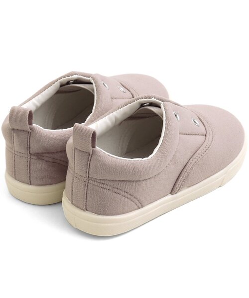 Ampersand（アンパサンド）の「撥水キャンバススニーカートドラー（スニーカー・キッズ・ライトグレー/ブラック/ベージュ/レッド/カーキ・22/20/18/17/19/21/16）」の7枚目の写真