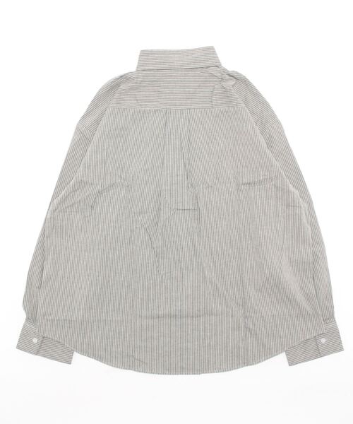 Didot.showroom(ディドット ショールーム)の「《 UNISEX 》ストライプオーバーシャツ(シャツ/ブラウス・レディース・ベージュ/スカイブルー/ホワイト/グレー・FREE)」の5枚目の写真