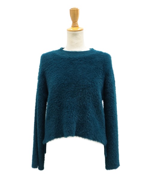 BLUEEAST(ブルーイースト)の「シャギーニット(ニット/セーター・レディース・ブラック/グレー/オフホワイト/カーキ/グリーン・MEDIUM)」の22枚目の写真