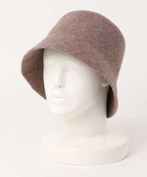 DouDou（ドゥドゥ）の「ウールバケットハット（ハット・レディース・グレー/モカ/ブラック・FREE）」の8枚目の写真