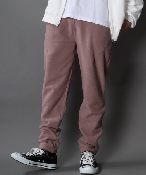 SITRY(シトリー)の「Fleece Tapered pants/フリース テーパードパンツ(スウェットパンツ・メンズ・チャコールグレー/ブラック/ダークグリーン/アッシュブラウン/オフホワイト/グレイッシュベージュ/ネイビー/グレイッシュブルー・M/L/XL)」の5枚目の写真