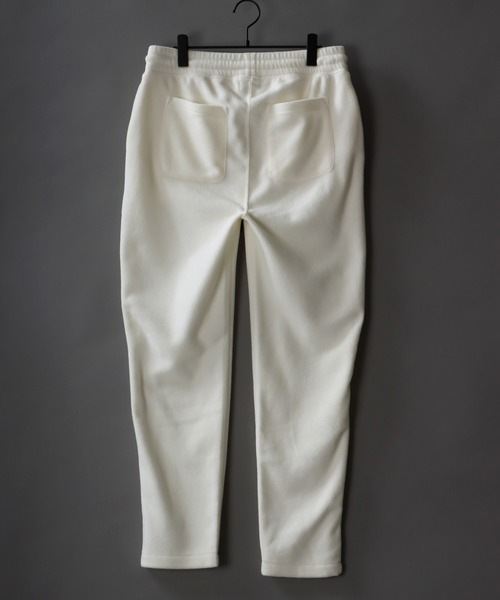 SITRY(シトリー)の「Fleece Tapered pants/フリース テーパードパンツ(スウェットパンツ・メンズ・チャコールグレー/ブラック/ダークグリーン/アッシュブラウン/オフホワイト/グレイッシュベージュ/ネイビー/グレイッシュブルー・M/L/XL)」の12枚目の写真