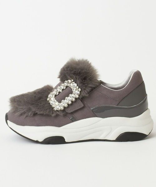 diana（プラスダイアナ）の「エコファースリッポンスニーカー