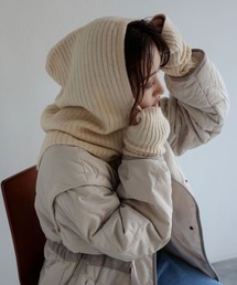 andme | 5Gリブニットバラクラバ(ニットキャップ/ビーニー)