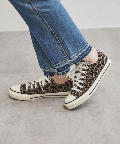 CONVERSE（コンバース）の「【ウィメンズ】CONVERSE（コンバース）ALL STAR レオパードフェイクファーOX（スニーカー・レディース・その他1・25cm/24cm/23cm）」の3枚目の写真