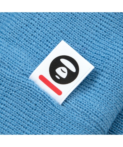 AAPE BY A BATHING APE（エーエイプバイアベイシングエイプ）の「AAPE NOW KNIT CAP（ニットキャップ/ビーニー・メンズ・ブラック/アイボリー/ホワイト×ブラック/ブルー系その他/パープル系その他2・FREE）」の19枚目の写真