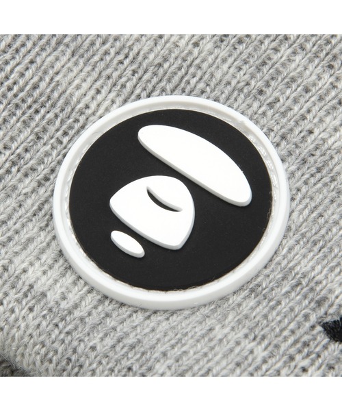AAPE BY A BATHING APE（エーエイプバイアベイシングエイプ）の「AAPE NOW KNIT CAP（ニットキャップ/ビーニー・メンズ・ブラック/アイボリー/ホワイト×ブラック/ブルー系その他/パープル系その他2・FREE）」の12枚目の写真