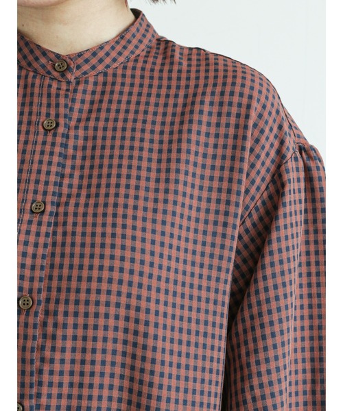 ehka sopo（エヘカソポ）の「レースベスト付チェック柄ワンピース（ワンピース・レディース・ブラウン/ベージュ/チャコール・ﾌﾘ-）」の20枚目の写真