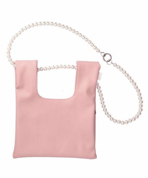 ROOTOTE（ルートート）の「【取外し可能ショルダー付き】ルートート/【直営店限定】LT.パールショルダー.ミニショッパー-A（ショルダーバッグ・レディース・シルバー/ブラック系その他/ライトピンク/ブラック系その他2・FREE）」の3枚目の写真