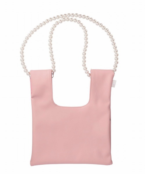 ROOTOTE（ルートート）の「【取外し可能ショルダー付き】ルートート/【直営店限定】LT.パールショルダー.ミニショッパー-A（ショルダーバッグ・レディース・シルバー/ブラック系その他/ライトピンク/ブラック系その他2・FREE）」の9枚目の写真