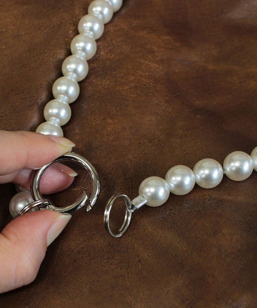 ROOTOTE（ルートート）の「【取外し可能ショルダー付き】ルートート/【直営店限定】LT.パールショルダー.ミニショッパー-A（ショルダーバッグ・レディース・シルバー/ブラック系その他/ライトピンク/ブラック系その他2・FREE）」の15枚目の写真