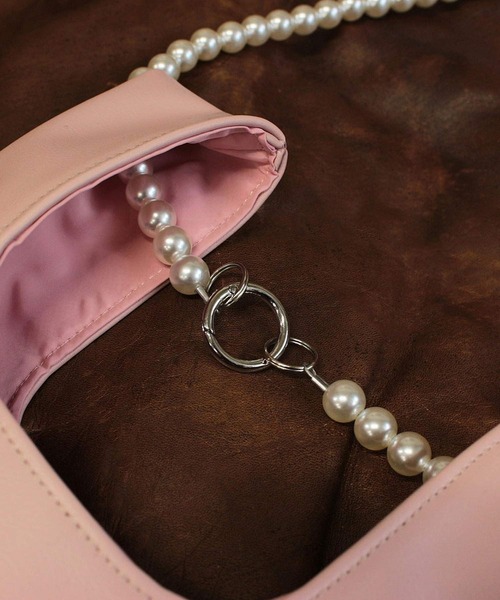 ROOTOTE（ルートート）の「【取外し可能ショルダー付き】ルートート/【直営店限定】LT.パールショルダー.ミニショッパー-A（ショルダーバッグ・レディース・シルバー/ブラック系その他/ライトピンク/ブラック系その他2・FREE）」の14枚目の写真