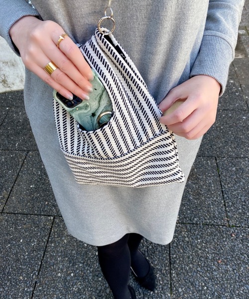 ROOTOTE（ルートート）の「【取外し可能ショルダー付き】ルートート/【直営店限定】LT.パールショルダー.ミニショッパー-A（ショルダーバッグ・レディース・シルバー/ブラック系その他/ライトピンク/ブラック系その他2・FREE）」の20枚目の写真