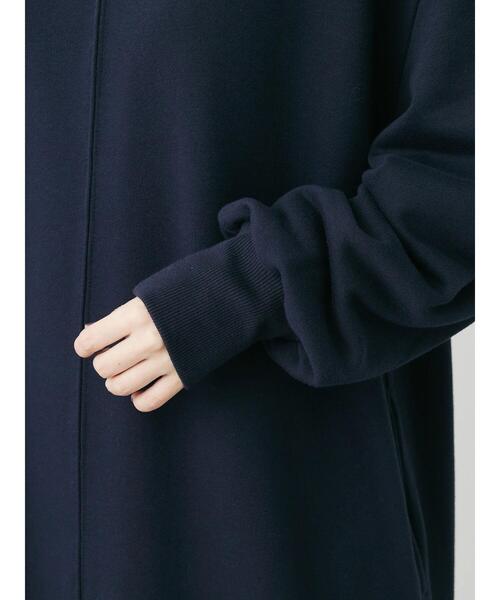 Green　Parks（グリーンパークス）の「袖ボリューム裏毛ワンピース（ワンピース・レディース・ダークネイビー/ダークブルー/グレー・FREE）」の11枚目の写真