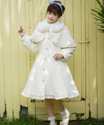 アクシーズファム/axes femme/ケープ付きロングコート/黒 ケープ付きロングコート【WEB限定価格】 | axes femme online
