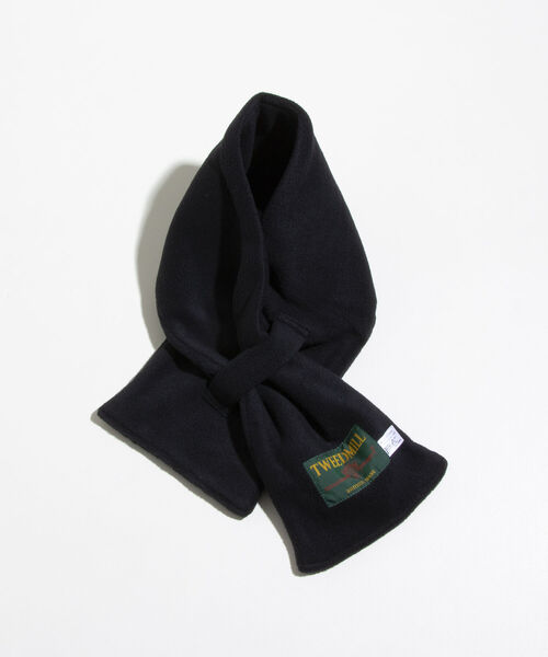 TWEED MILL(ツイードミル)の「【TWEED MILL/ツイードミル】GLOSTER別注 差し込みFLEECE SCARF マフラー(マフラー・メンズ・ブラック/オレンジ/ブルー系その他/ボルドー/ブルー系その他7/キナリ・FREE)」の3枚目の写真