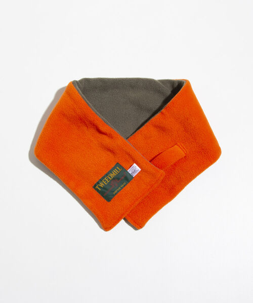 TWEED MILL(ツイードミル)の「【TWEED MILL/ツイードミル】GLOSTER別注 差し込みFLEECE SCARF マフラー(マフラー・メンズ・ブラック/オレンジ/ブルー系その他/ボルドー/ブルー系その他7/キナリ・FREE)」の11枚目の写真