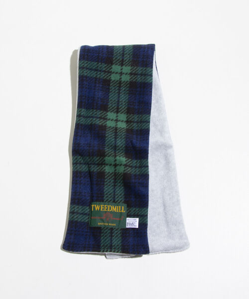 TWEED MILL(ツイードミル)の「【TWEED MILL/ツイードミル】GLOSTER別注 差し込みFLEECE SCARF マフラー(マフラー・メンズ・ブラック/オレンジ/ブルー系その他/ボルドー/ブルー系その他7/キナリ・FREE)」の13枚目の写真