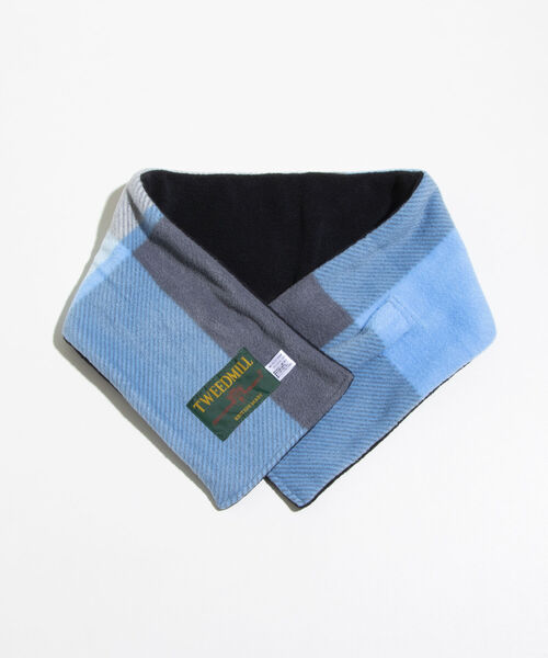 TWEED MILL(ツイードミル)の「【TWEED MILL/ツイードミル】GLOSTER別注 差し込みFLEECE SCARF マフラー(マフラー・メンズ・ブラック/オレンジ/ブルー系その他/ボルドー/ブルー系その他7/キナリ・FREE)」の17枚目の写真