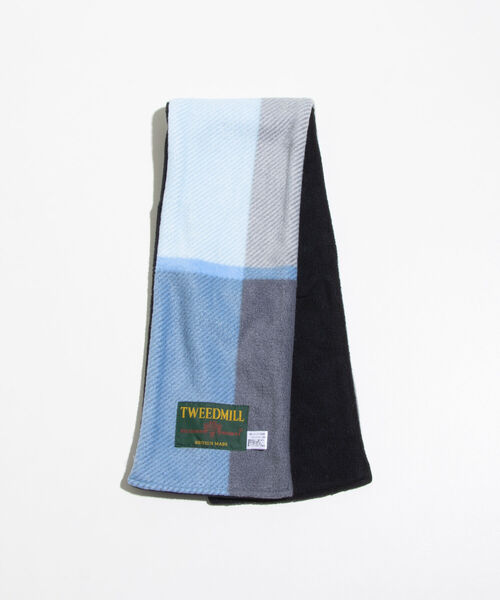 TWEED MILL(ツイードミル)の「【TWEED MILL/ツイードミル】GLOSTER別注 差し込みFLEECE SCARF マフラー(マフラー・メンズ・ブラック/オレンジ/ブルー系その他/ボルドー/ブルー系その他7/キナリ・FREE)」の16枚目の写真