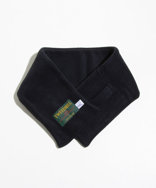 TWEED MILL(ツイードミル)の「【TWEED MILL/ツイードミル】GLOSTER別注 差し込みFLEECE SCARF マフラー(マフラー・メンズ・ブラック/オレンジ/ブルー系その他/ボルドー/ブルー系その他7/キナリ・FREE)」の12枚目の写真