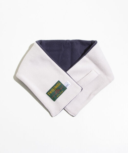 TWEED MILL(ツイードミル)の「【TWEED MILL/ツイードミル】GLOSTER別注 差し込みFLEECE SCARF マフラー(マフラー・メンズ・ブラック/オレンジ/ブルー系その他/ボルドー/ブルー系その他7/キナリ・FREE)」の10枚目の写真