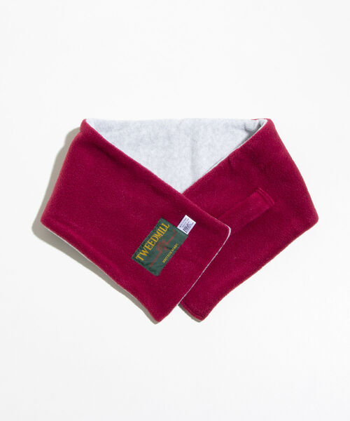 TWEED MILL(ツイードミル)の「【TWEED MILL/ツイードミル】GLOSTER別注 差し込みFLEECE SCARF マフラー(マフラー・メンズ・ブラック/オレンジ/ブルー系その他/ボルドー/ブルー系その他7/キナリ・FREE)」の8枚目の写真