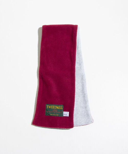 TWEED MILL(ツイードミル)の「【TWEED MILL/ツイードミル】GLOSTER別注 差し込みFLEECE SCARF マフラー(マフラー・メンズ・ブラック/オレンジ/ブルー系その他/ボルドー/ブルー系その他7/キナリ・FREE)」の14枚目の写真